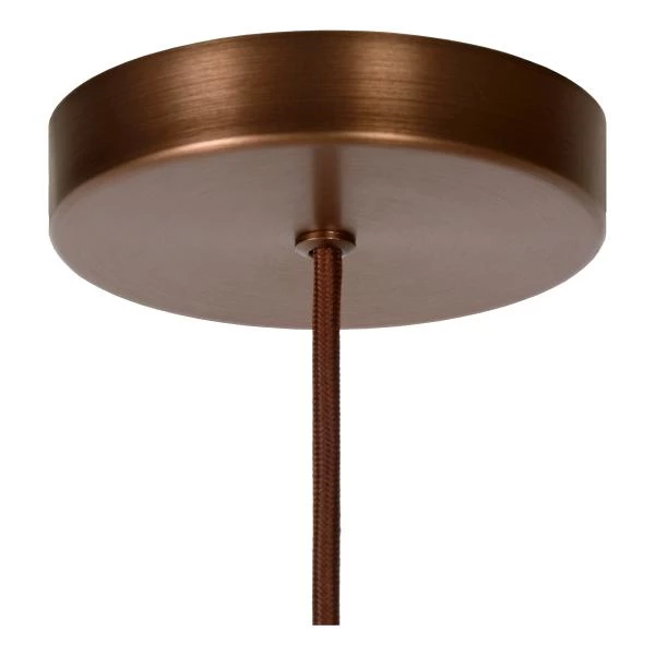 Lucide TOLEDO - Suspension - Ø 20 cm - 1xE27 - Ambre - détail 1